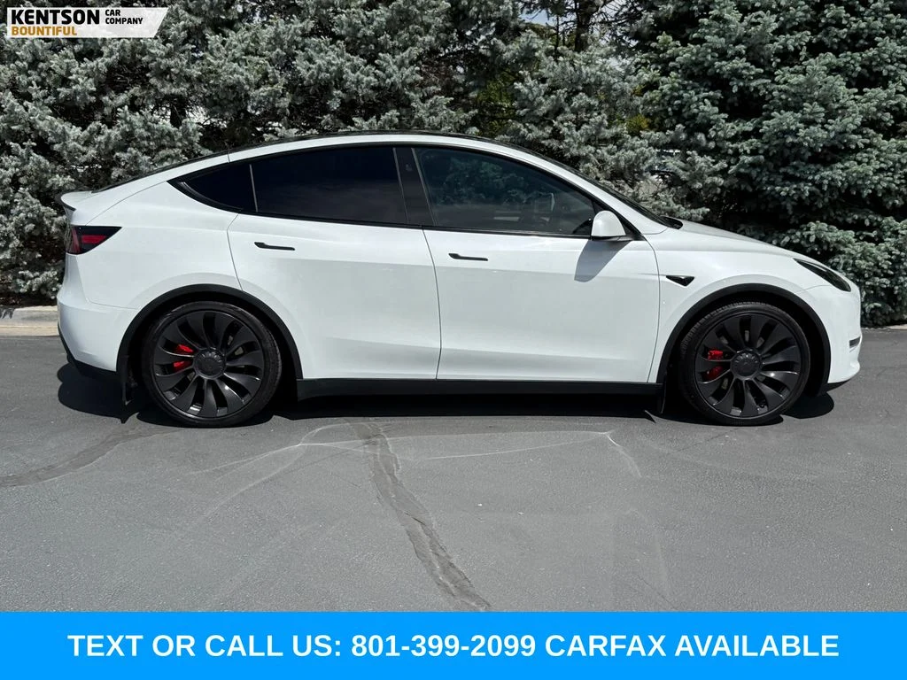 Used 2023 White Tesla Performance image 10