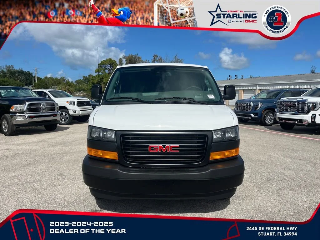 New 2026 Summit White GMC Work Van image 3