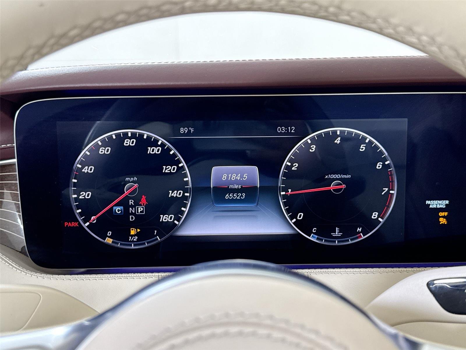 Used 2019 designo Cashmere White Magno (Matte Finish) Mercedes-Benz S 560 Cabriolet | AMG® Line | Premium Pkg | Driver Assist Pkg image 18