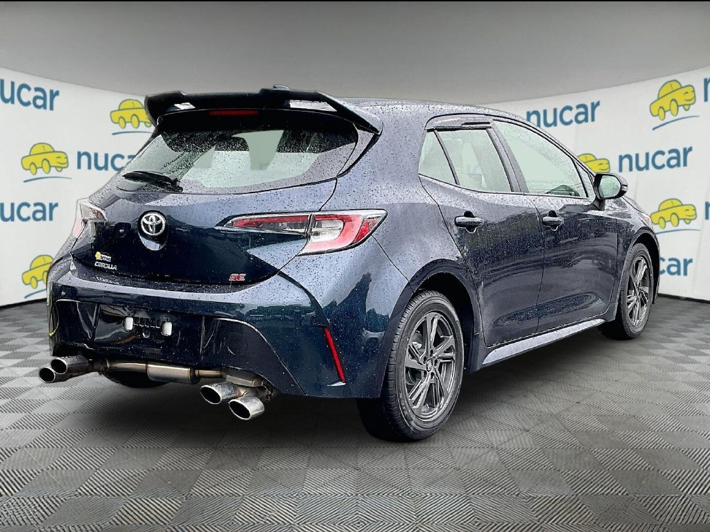 Certified Used 2021 Blue Toyota SE image 6