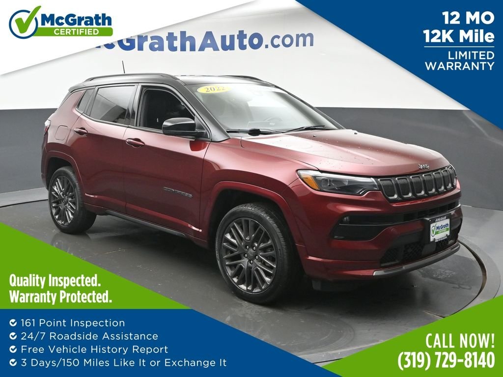 Used 2022 Red Jeep Limited image 1