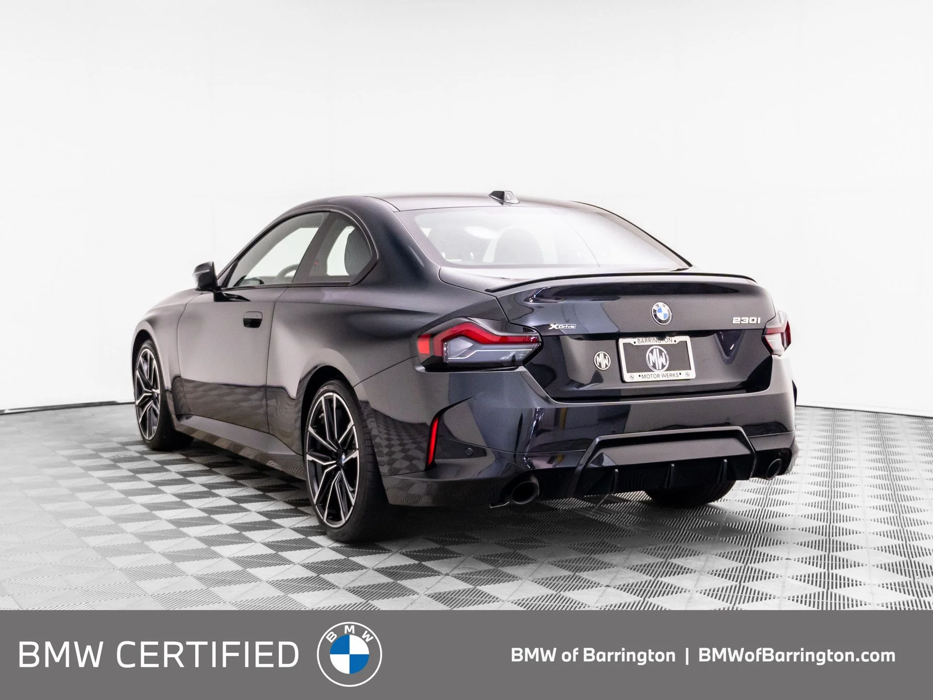 Certified Used 2024 Black BMW 230i xDrive image 3