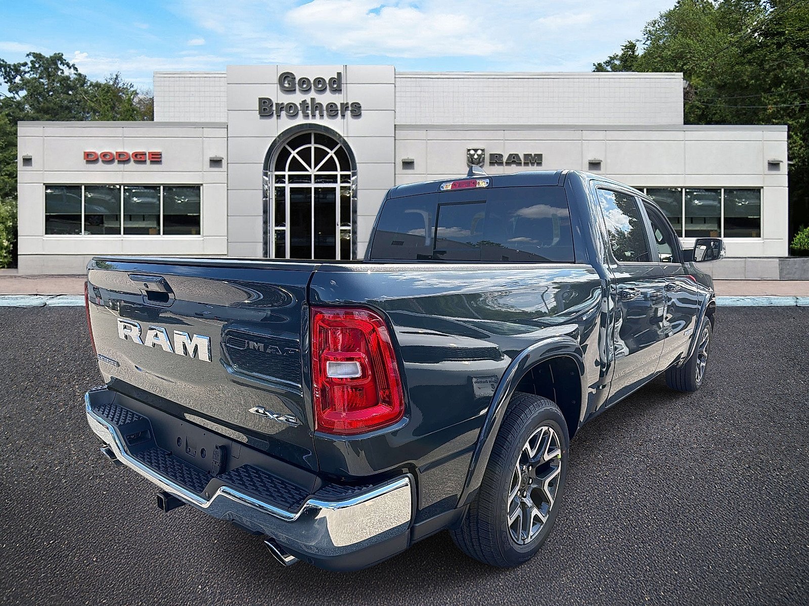 New 2027 Forged Blue Metallic Exterior Paint RAM Laramie image 4