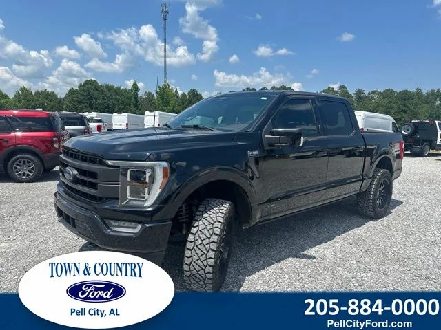Used 2023 Agate Black Metallic Ford Lariat image 1