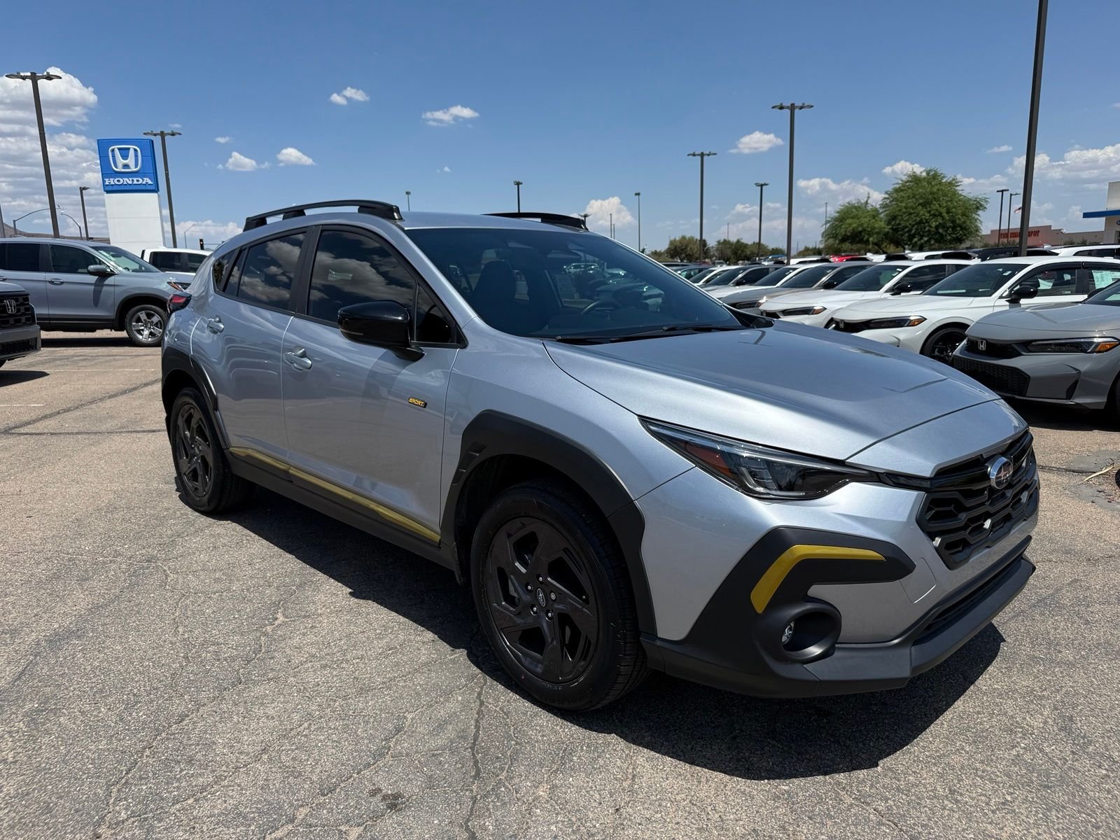 Used 2025 Ice Silver Metallic Subaru Sport image 3