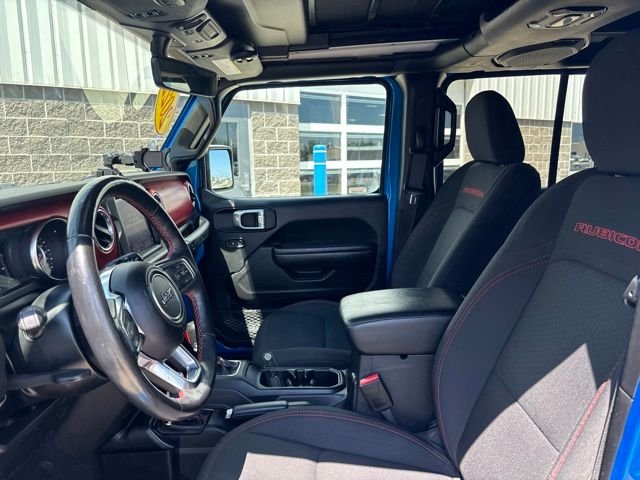 Used 2022 Blue Jeep Unlimited Rubicon image 14