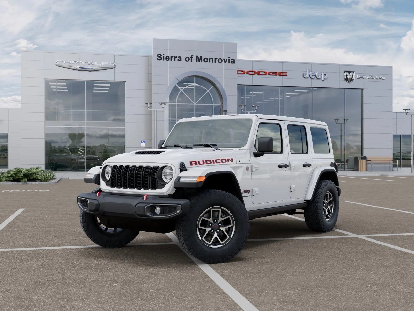 New 2027 Bright White Clear-Coat Paint Jeep Rubicon image 27