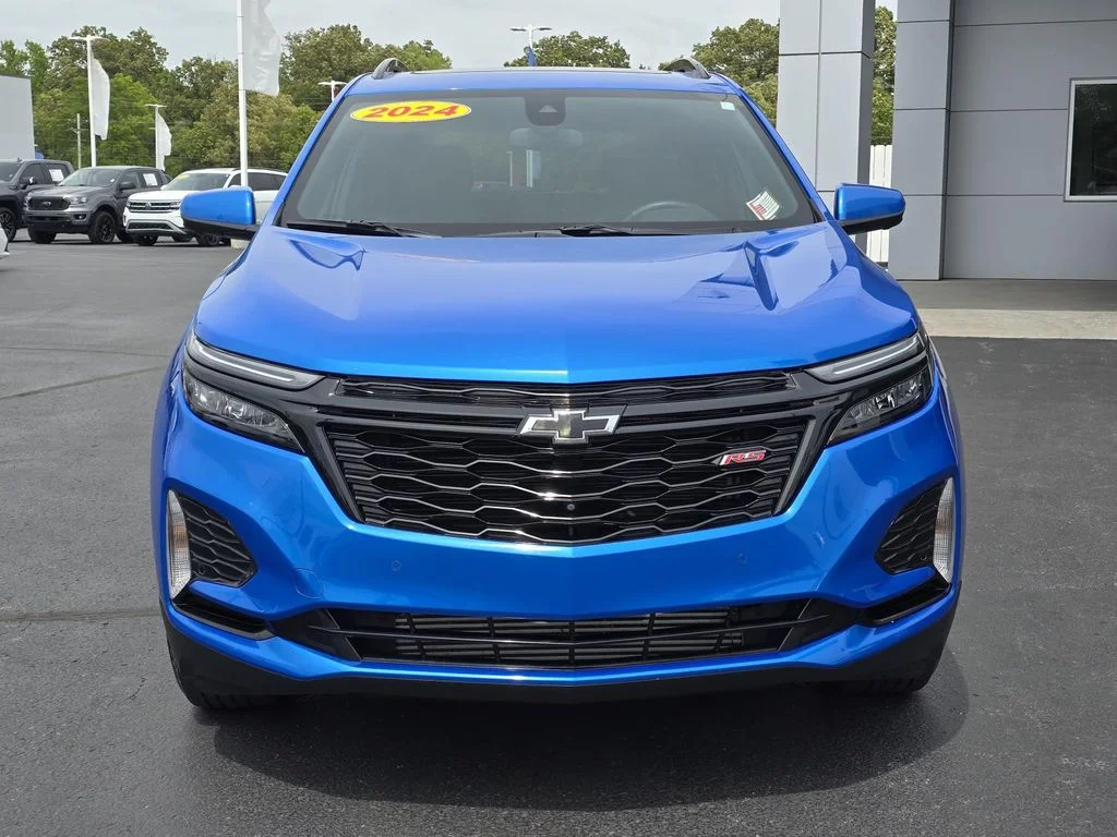 Used 2024 Riptide Blue Metallic Chevrolet RS image 2