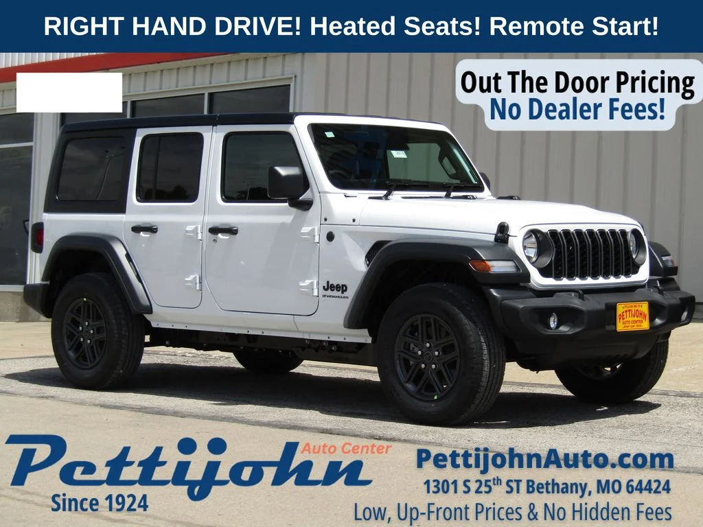 New 2026 Bright White Clearcoat Jeep Sport RHD image 1