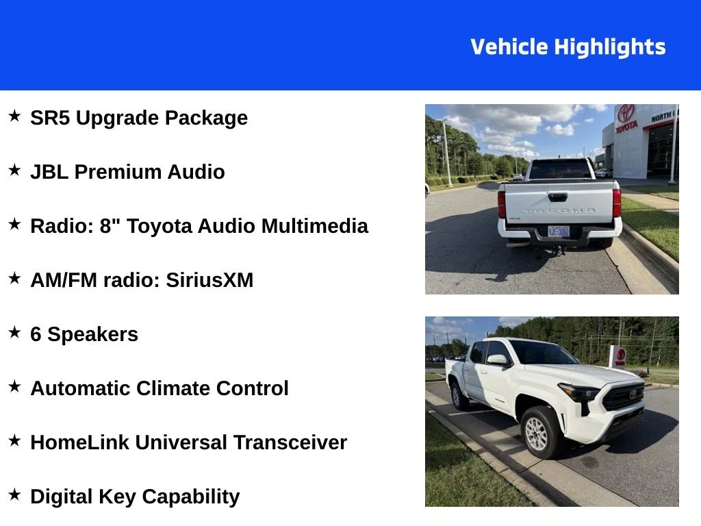 Used 2024 White Toyota SR5 image 4