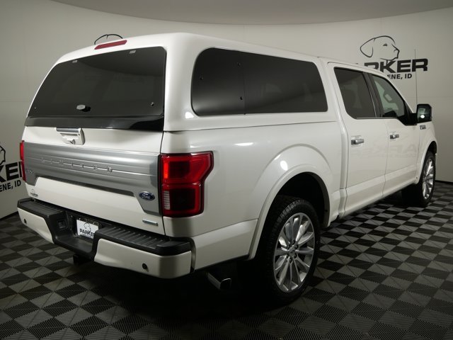 Used 2018 White Platinum Metallic Tri-Coat Ford Crew Cab Limited image 5