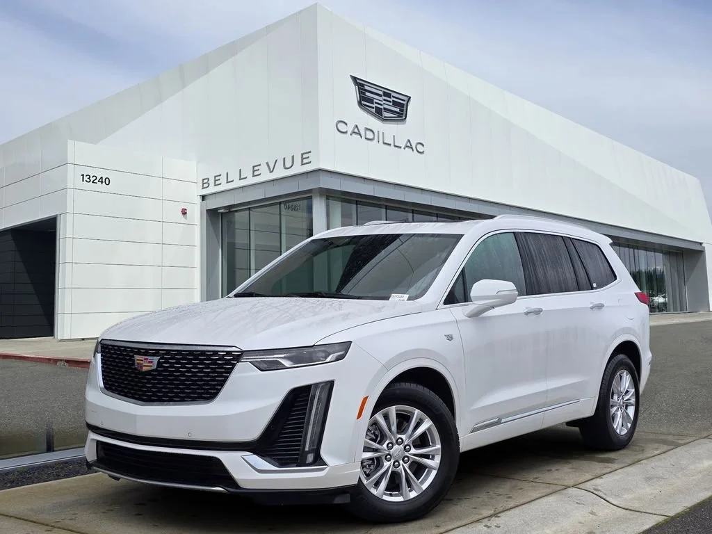 Used 2025 Crystal White Tricoat Cadillac Luxury image 1