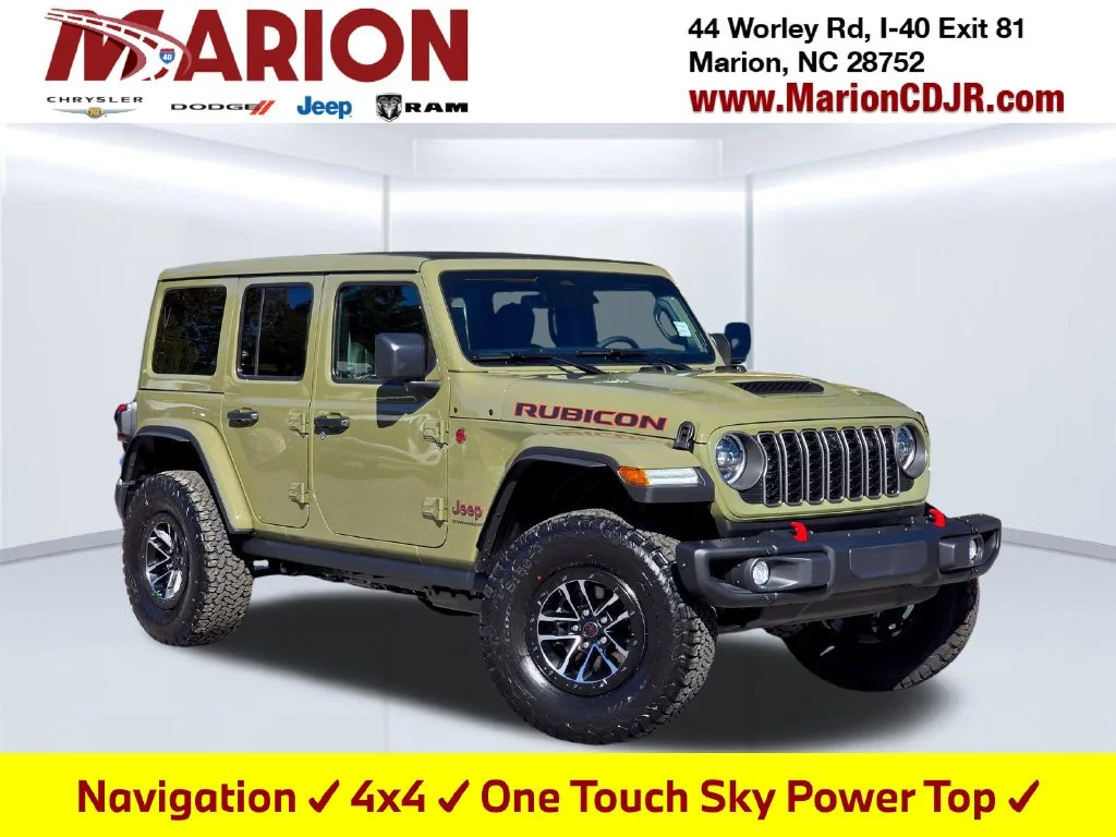 New 2027 Green Jeep Rubicon X image 1