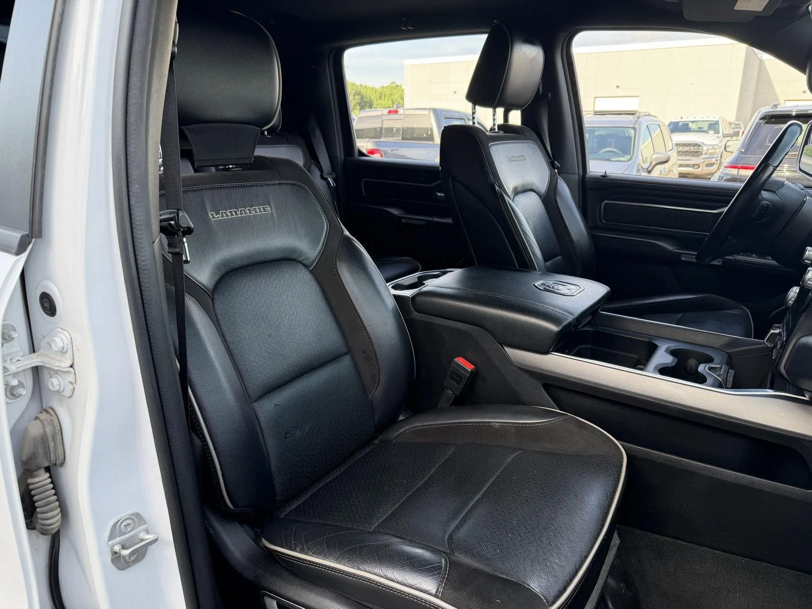 Used 2023 Ivory White Tri-Coat Pearlcoat Ram Laramie image 21