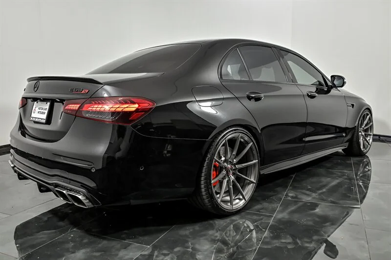 Used 2021 Obsidian Black Metallic Mercedes-Benz AMG® E 63 S-RENNTECH TUNE-AL13 WHEELS-PPF! image 19