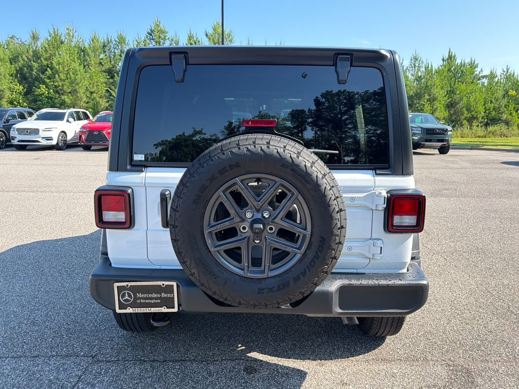 Used 2024 Bright White Clearcoat Jeep Sport S image 19