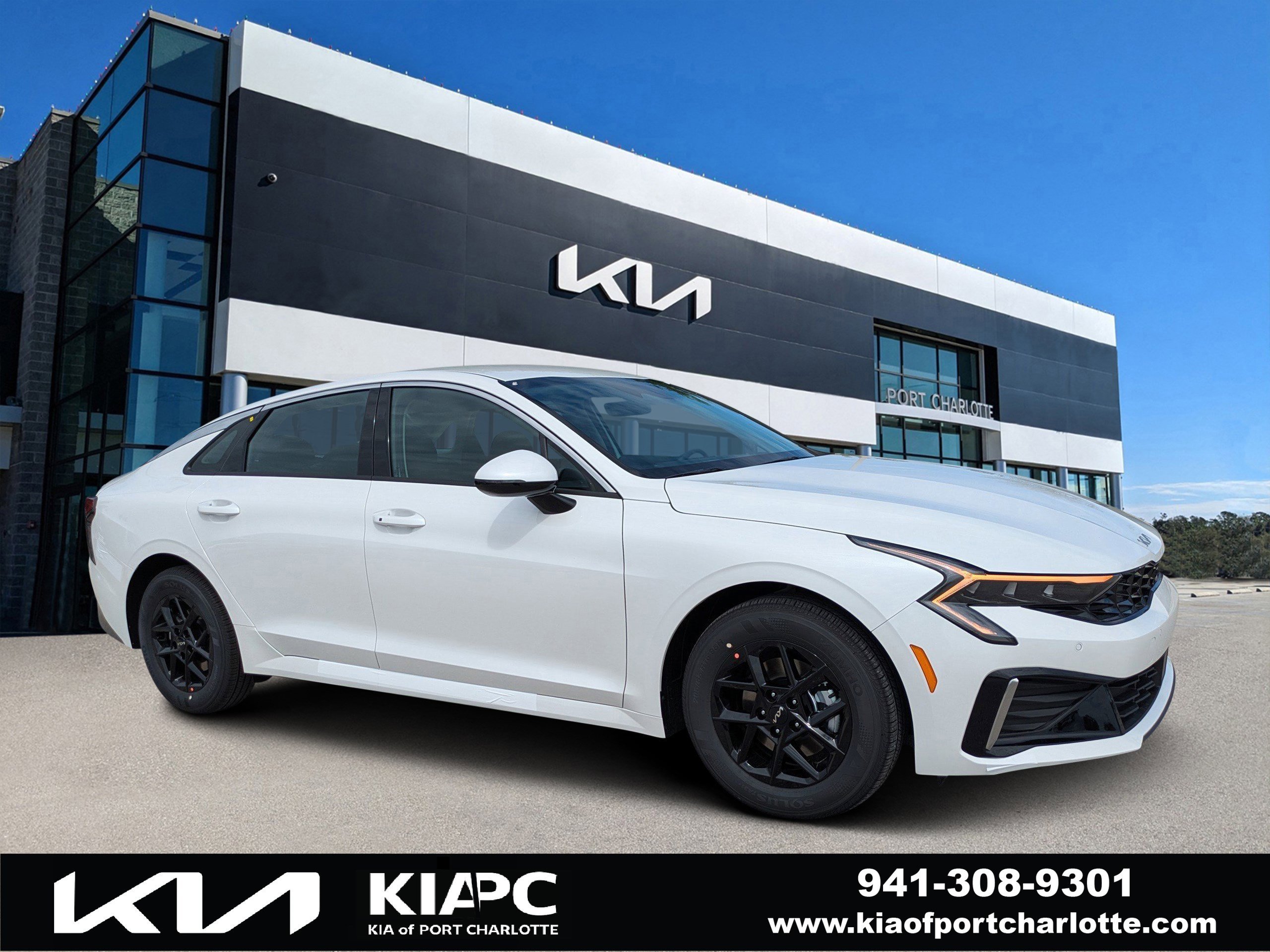 New 2026 Snow White Pearl Kia LXS FWD image 1