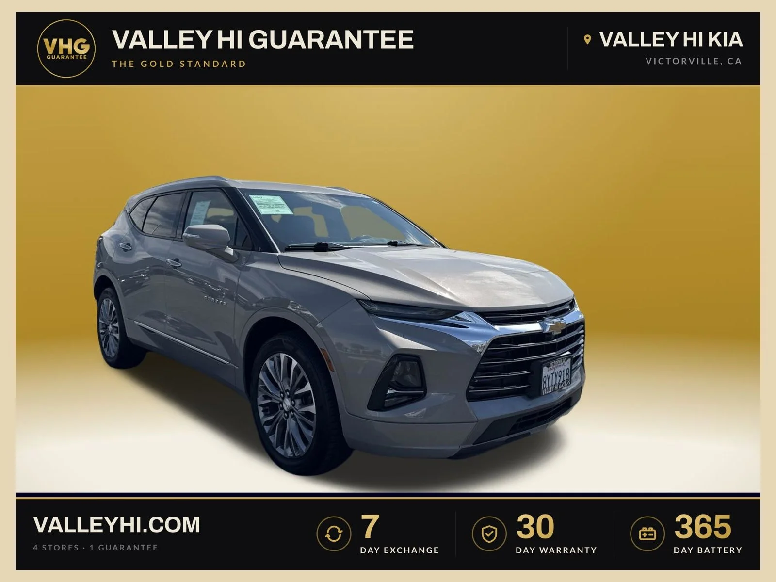 Used 2021 Pewter Metallic Chevrolet Premier image 1