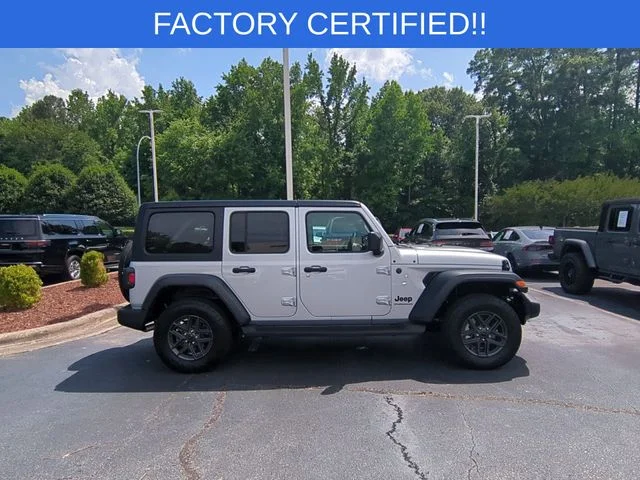 Used 2024 Silver Jeep Sport S image 6