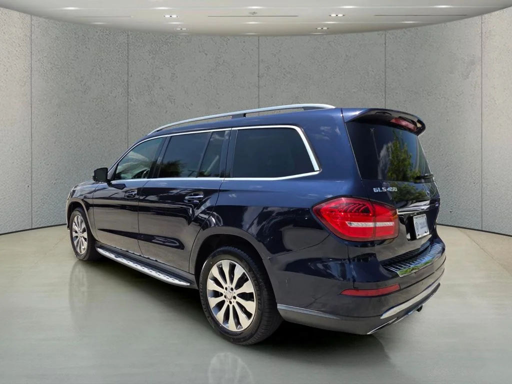 Used 2017 Blue Mercedes-Benz GLS 450 image 3