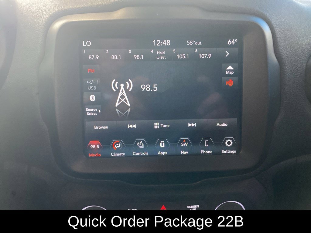 Used 2022 Jeep Renegade Latitude with VIN ZACNJDB14NPN60280 for sale in Monticello, Minnesota