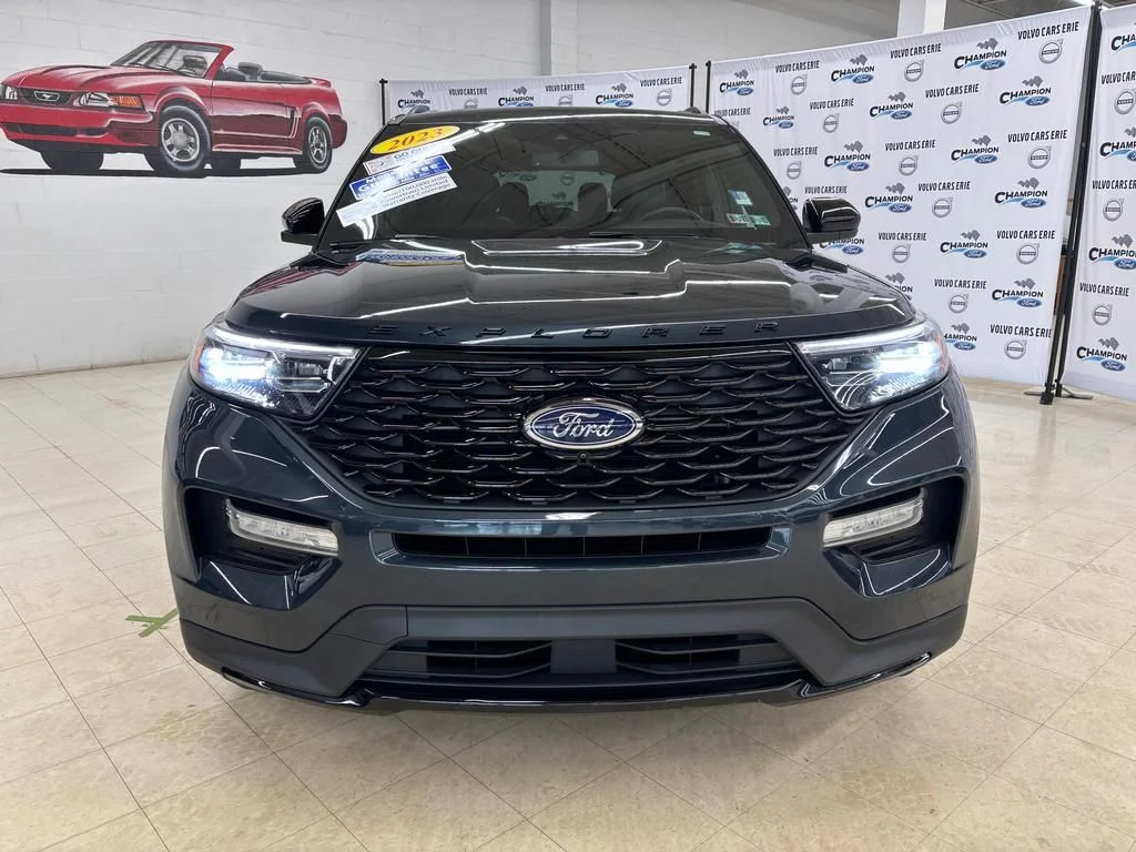 Certified Used 2023 Stone Blue Metallic Ford ST-Line image 2