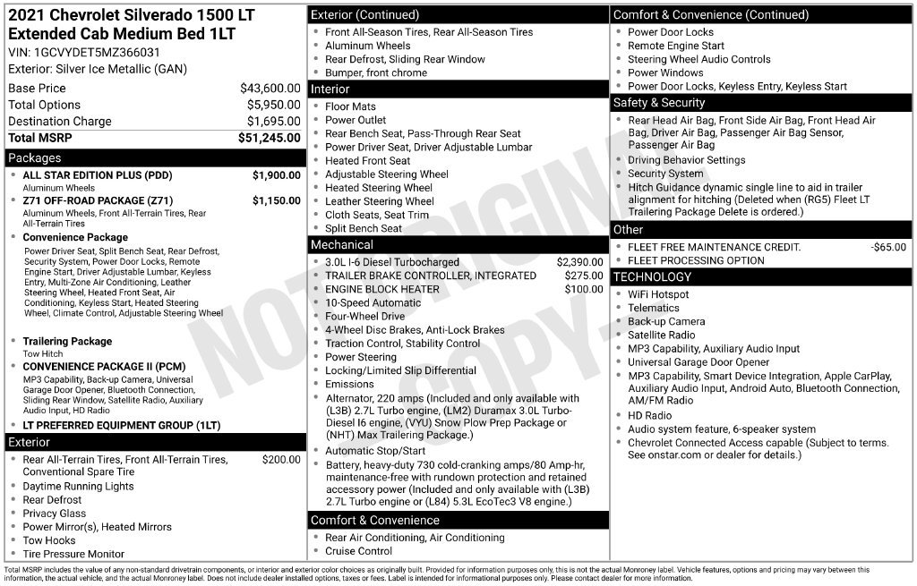 Used 2021 Silver Chevrolet LT image 22