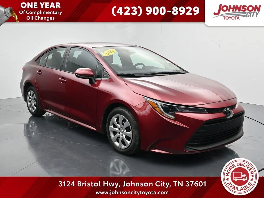 Used 2023 Red Toyota LE image 1