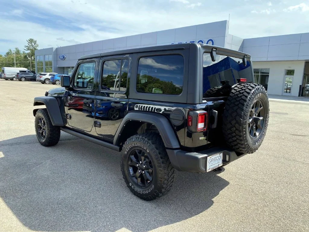 Used 2022 Black Clearcoat Jeep Unlimited Willys image 7