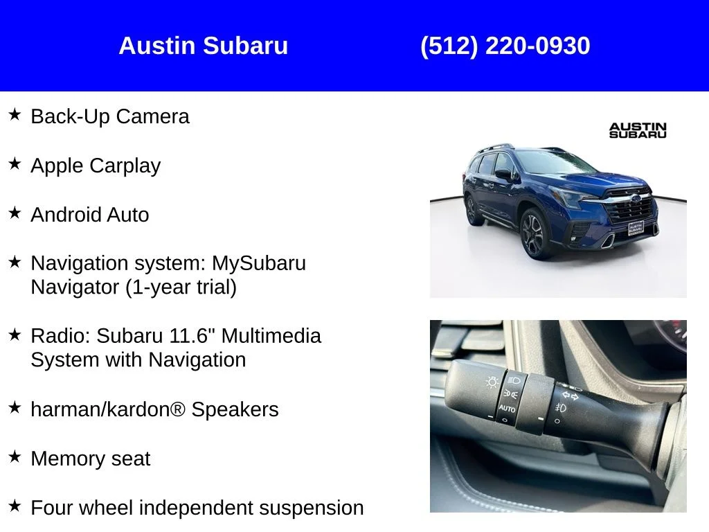New 2026 Blue Subaru Touring image 9