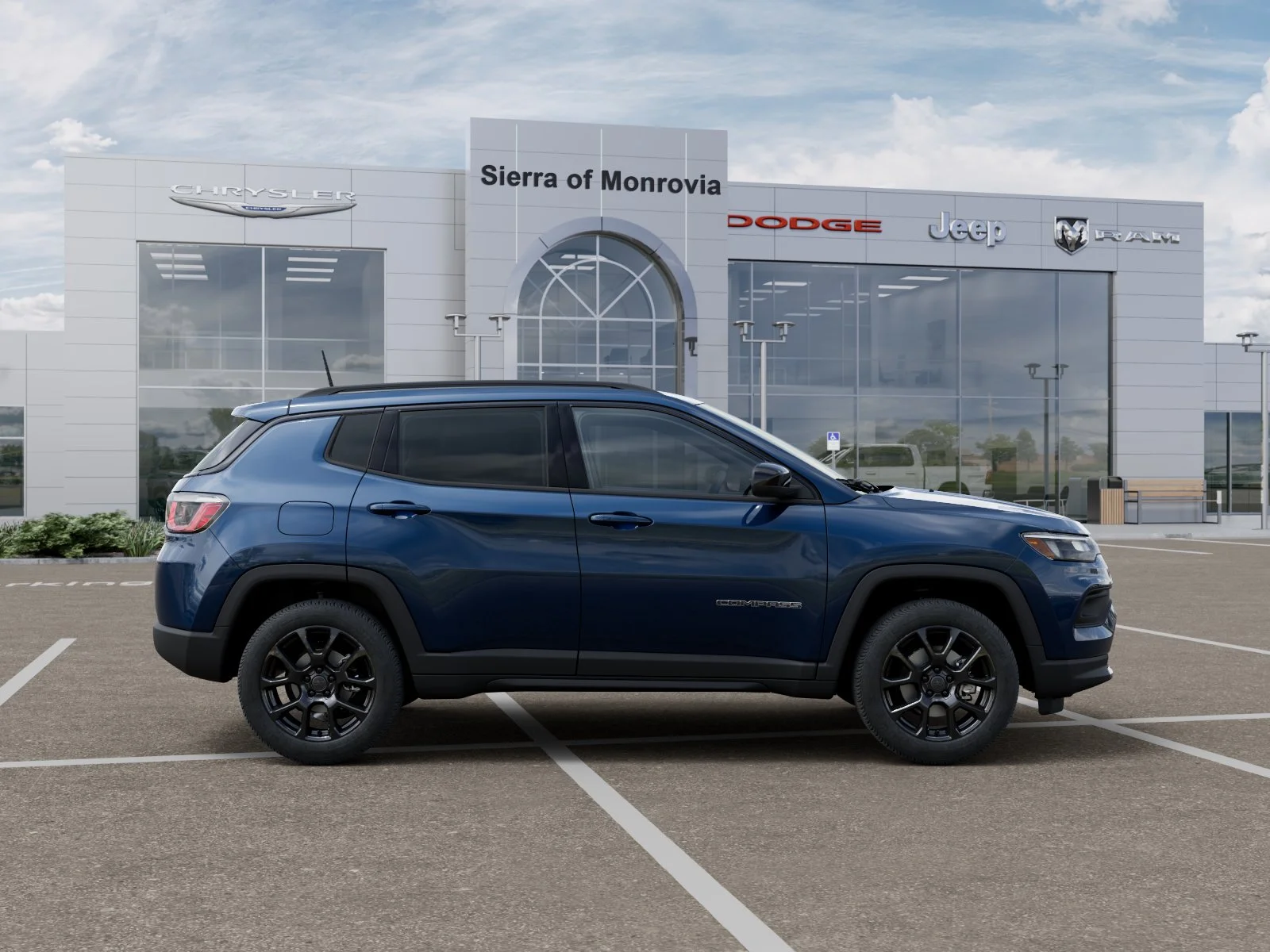New 2026 Fathom Blue Pearl-Coat Exterior Paint Jeep Latitude image 47