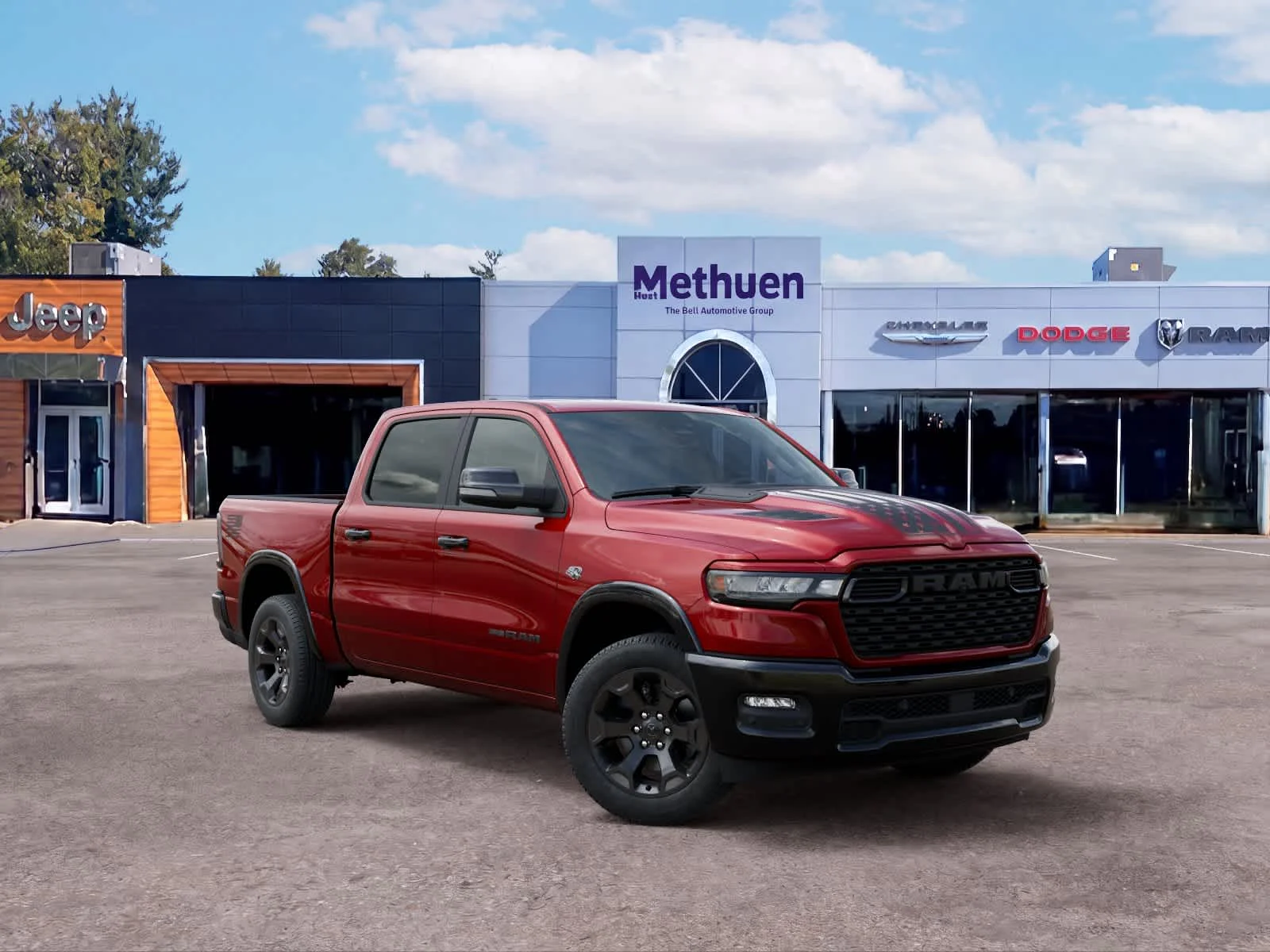 New 2026 Molten Red Pearlcoat Ram Big Horn image 5