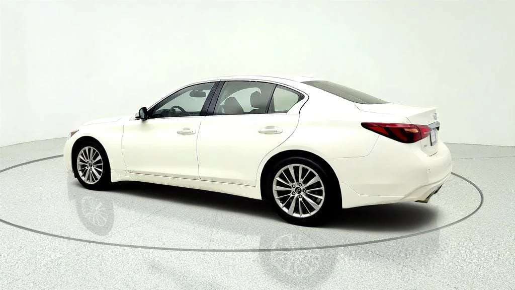 Used 2023 Pure White INFINITI LUXE AWD image 7