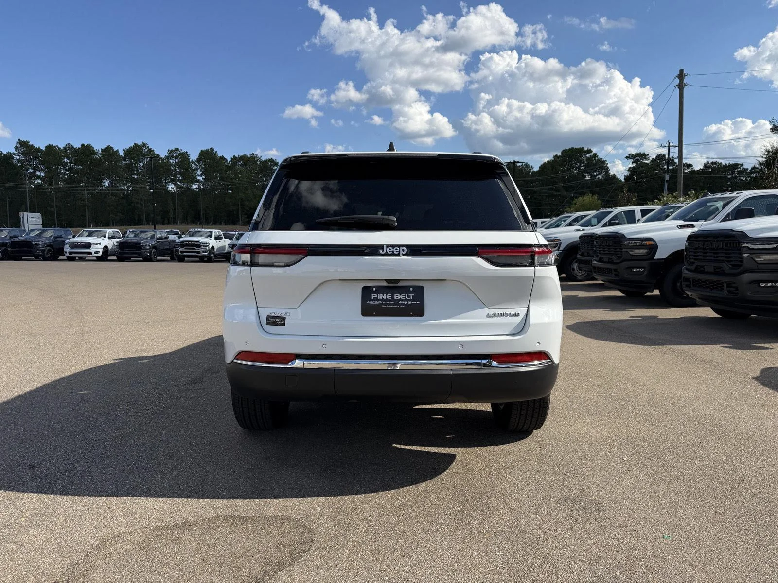 Used 2024 Bright White Clearcoat Jeep Limited image 5