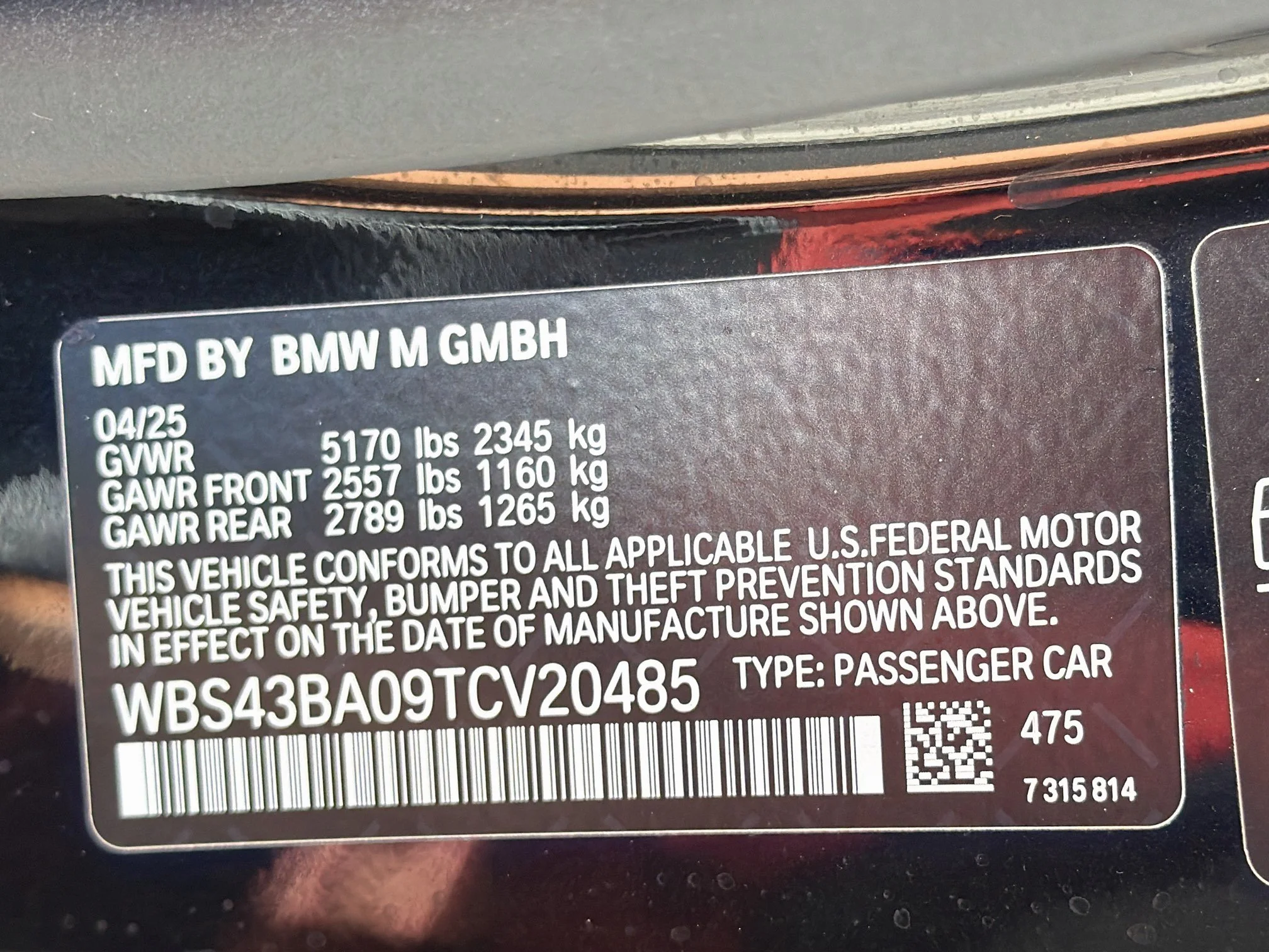 Used 2026 Black Sapphire Metallic BMW Competition xDrive image 43