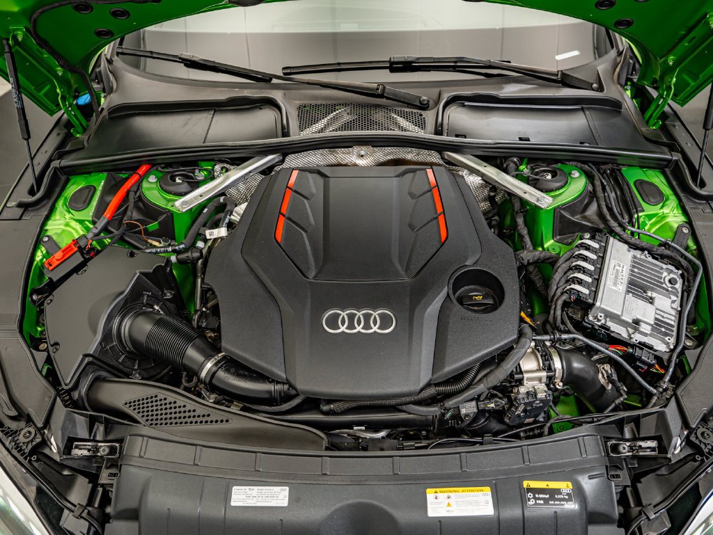 Used 2023 Java Green Metallic Audi Premium Plus image 44