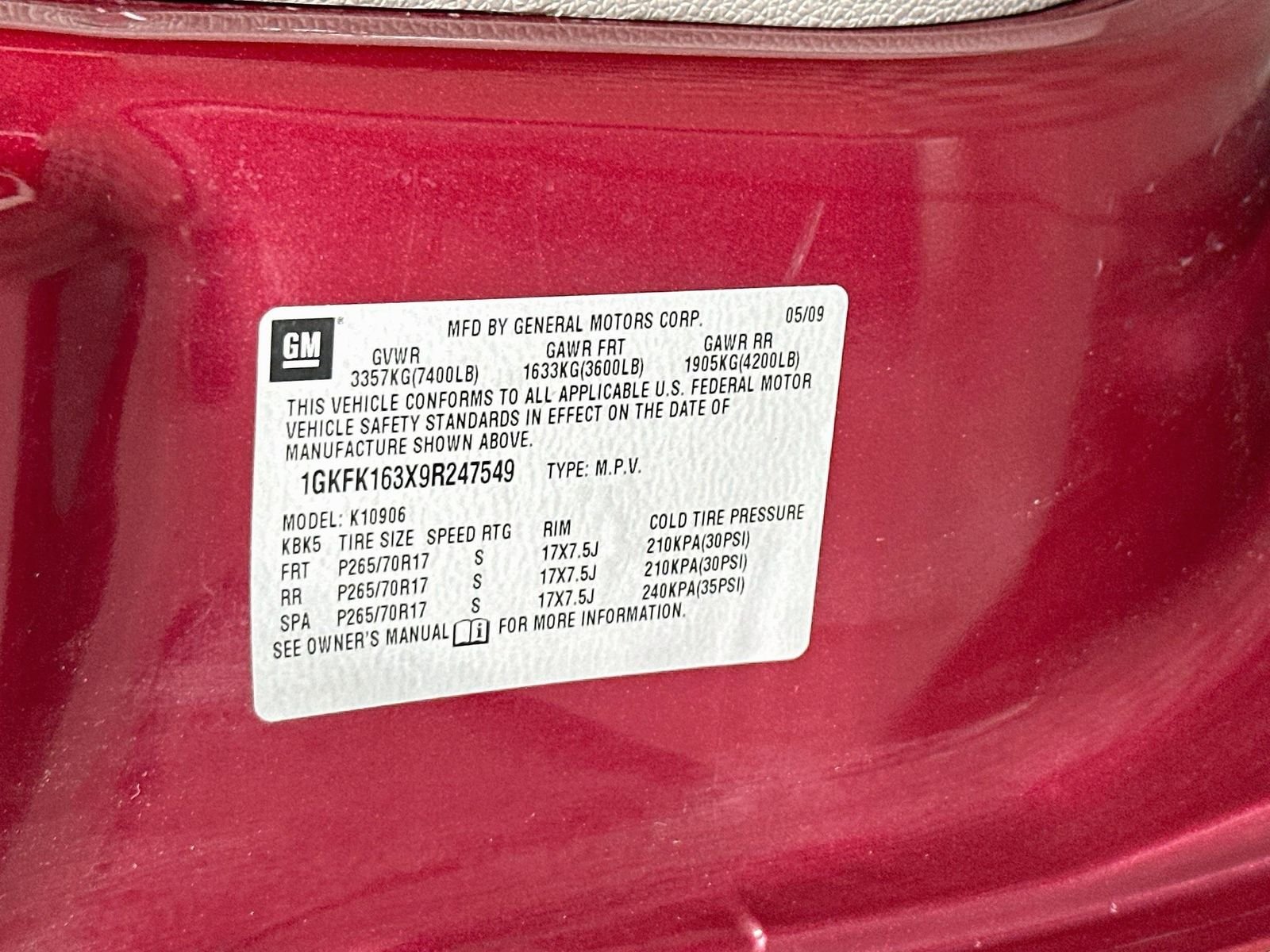 Used 2009 Red Jewel Tintcoat GMC Commercial Fleet image 32