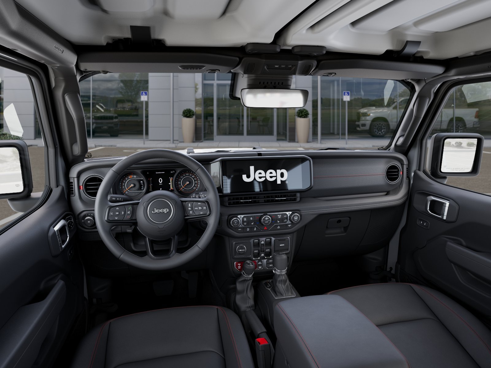 New 2026 Bright White Clear-Coat Exterior Paint Jeep Rubicon image 52