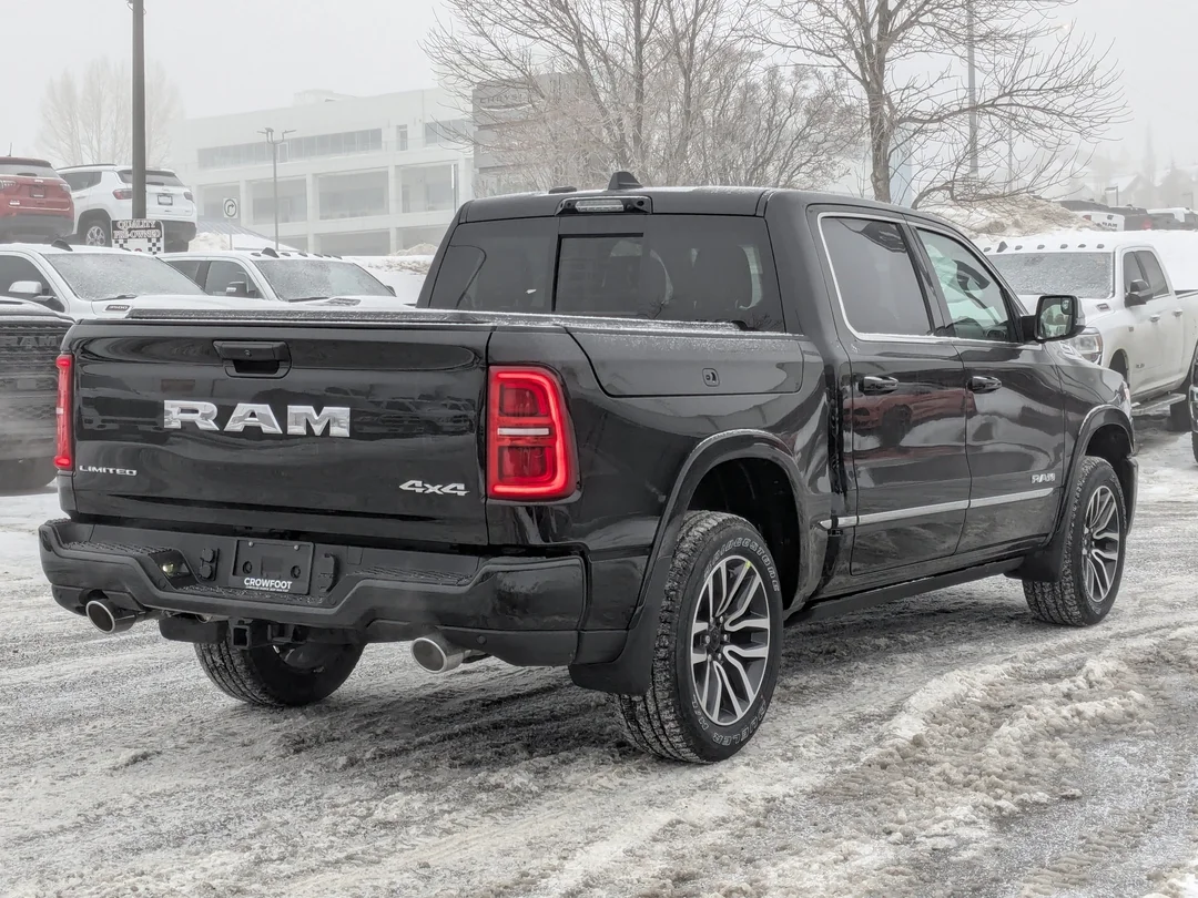 New 2026 Black RAM Limited - - Pano Sunroof - Heads Up Display - Rambox Cargo & More! image 8