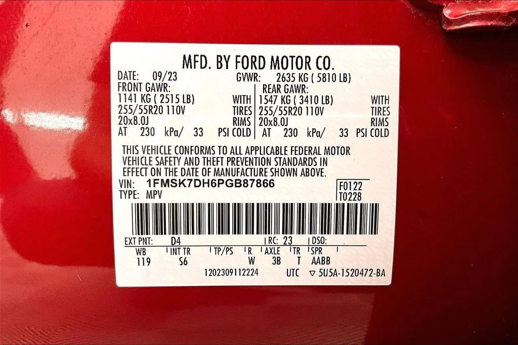 Certified Used 2023 Red Metallic Ford XLT image 36