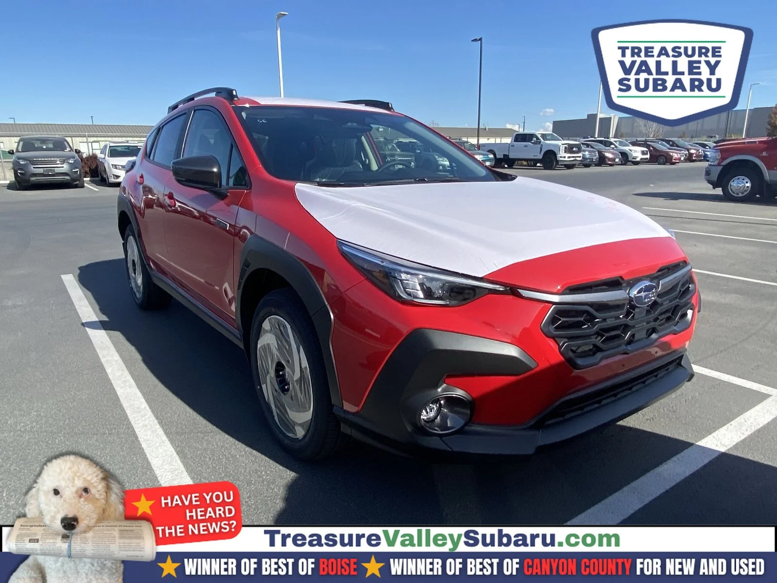 New 2026 PURE RED Subaru Limited Hybrid image 1
