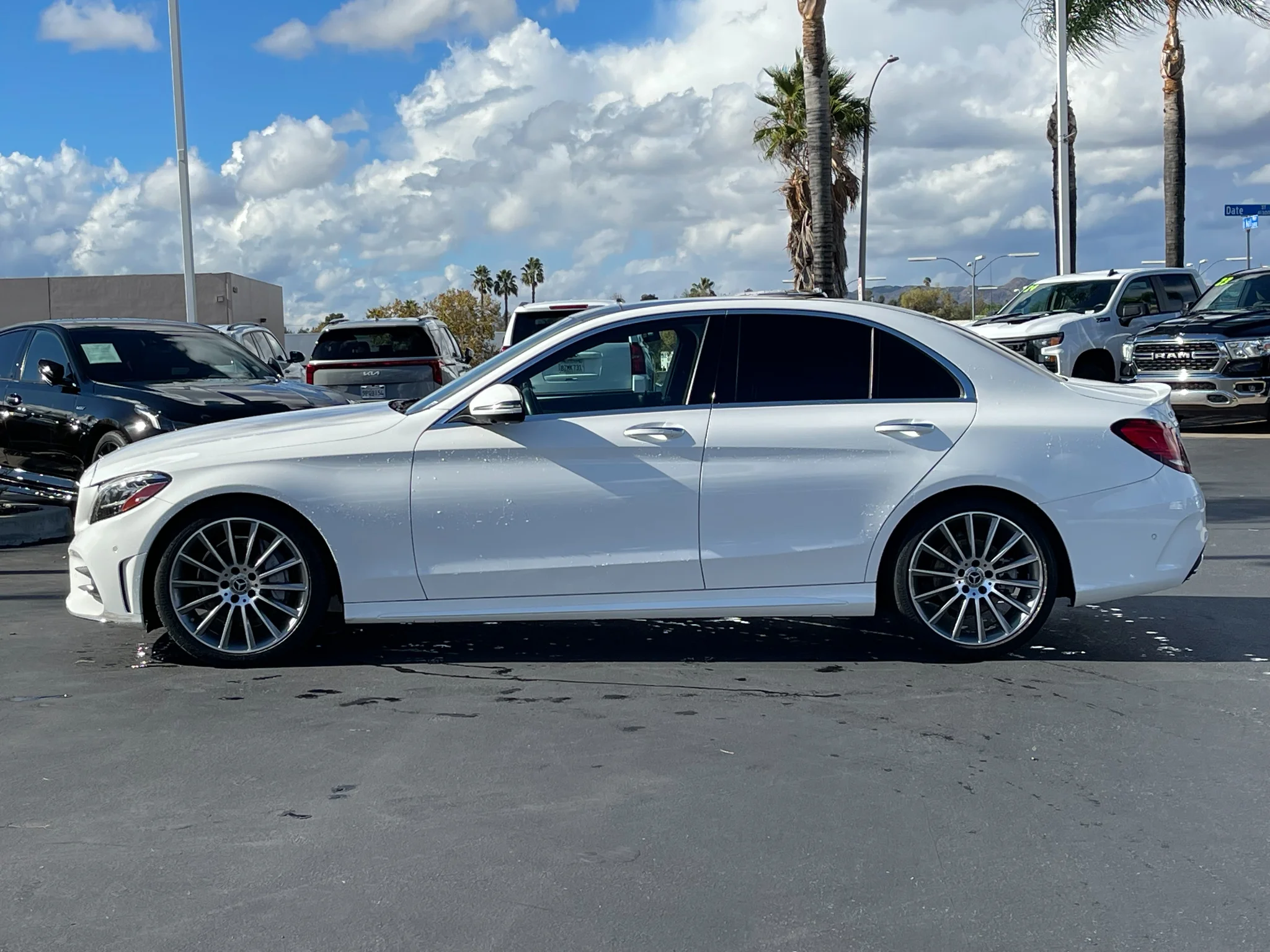 Used 2020 POLAR WHITE Mercedes-Benz C300 image 4