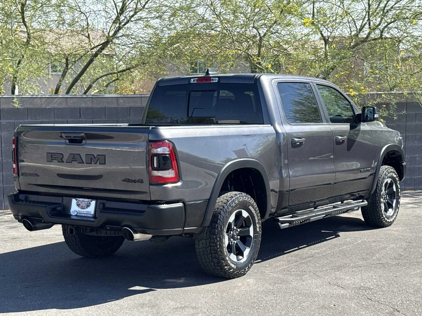 Used 2019 Granite Crystal Metallic Clearcoat Ram Rebel image 8
