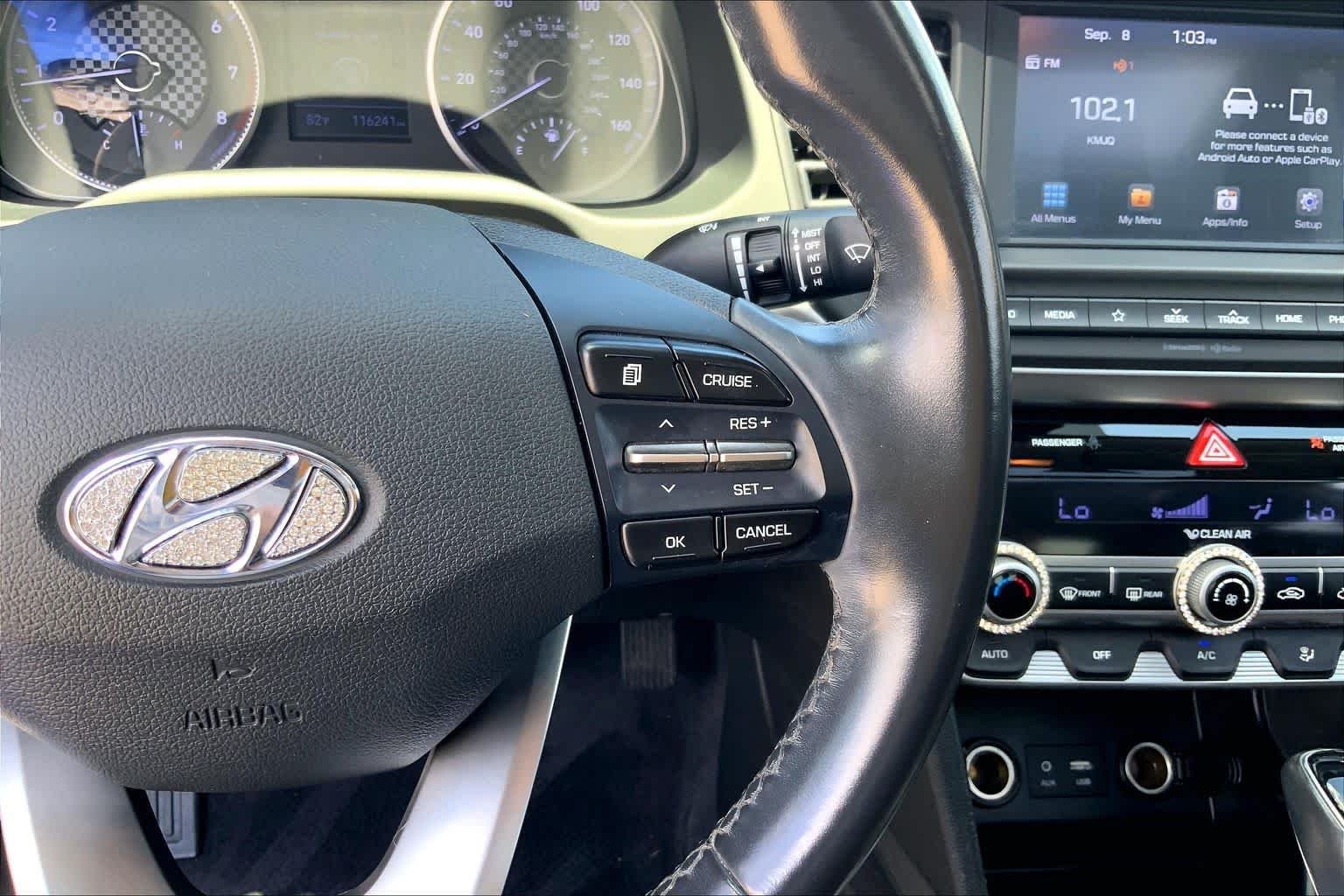 Used 2019 Quartz White Pearl Hyundai Value Edition image 24