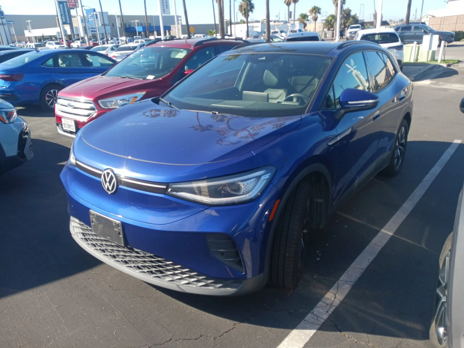 Used 2022 Volkswagen ID.4 PRO S with VIN WVGTMPE24NP066825 for sale in National City, CA