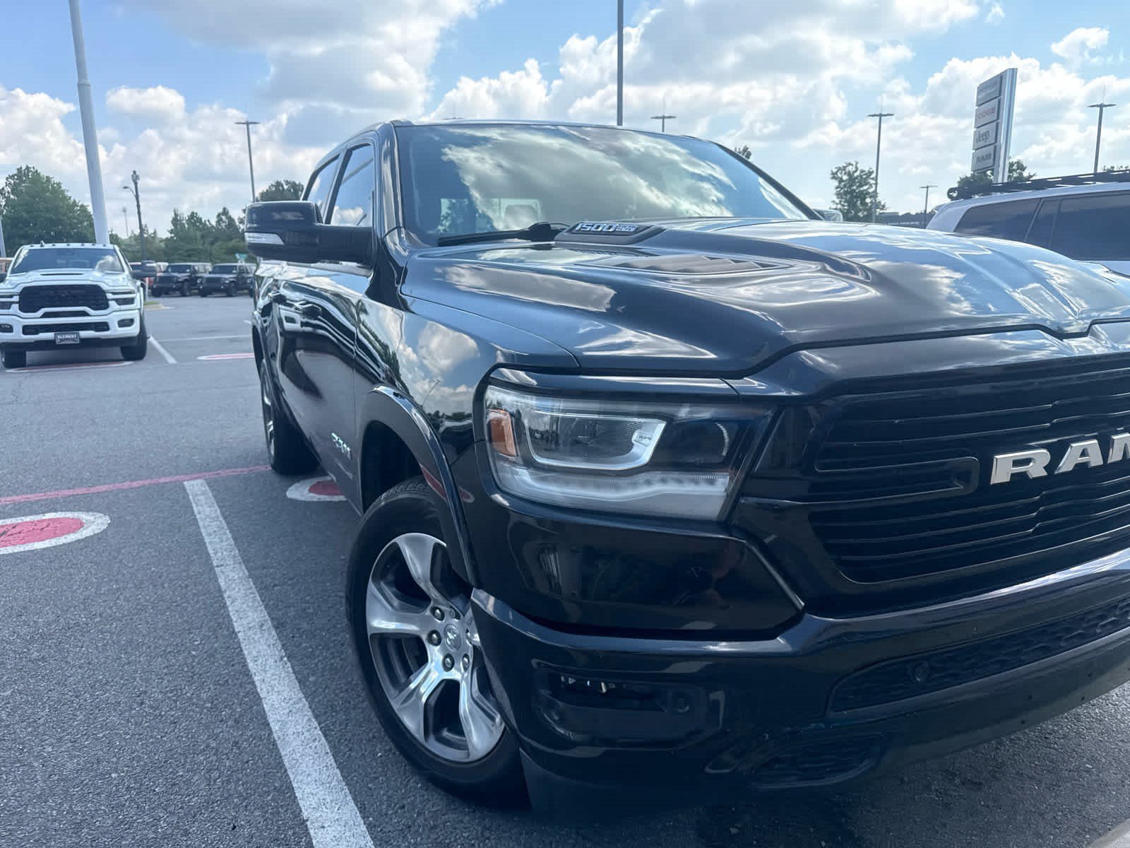 Used 2019 RAM Ram 1500 Pickup Laramie with VIN 1C6RREJT9KN848023 for sale in Little Rock