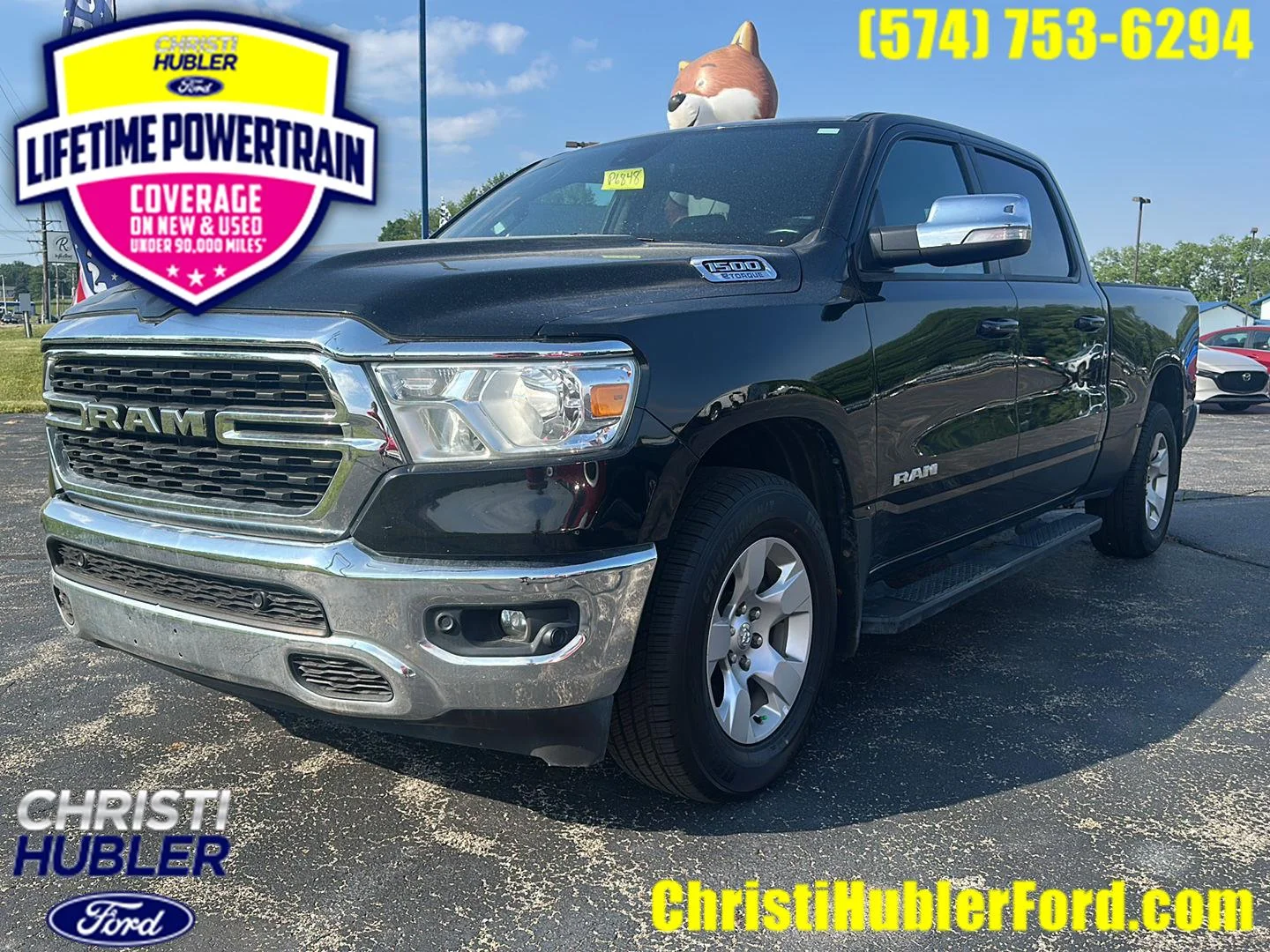 Used 2022 Diamond Black Ram Big Horn image 1