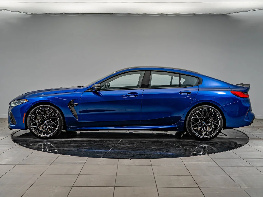 Used 2024 Marina Bay Blue Metallic BMW Competition image 8