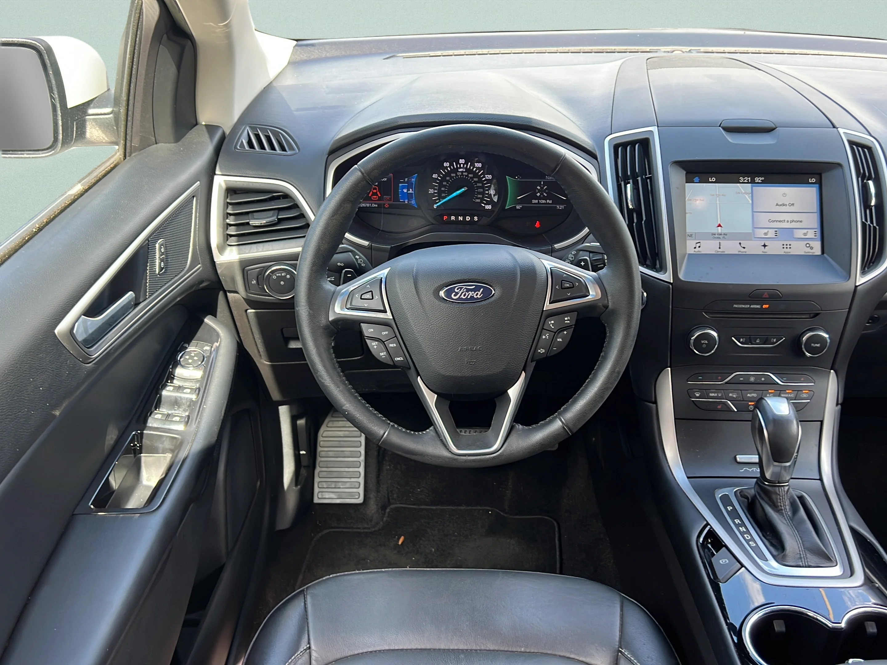 Used 2017 White Platinum Clearcoat Metallic Ford SEL image 12