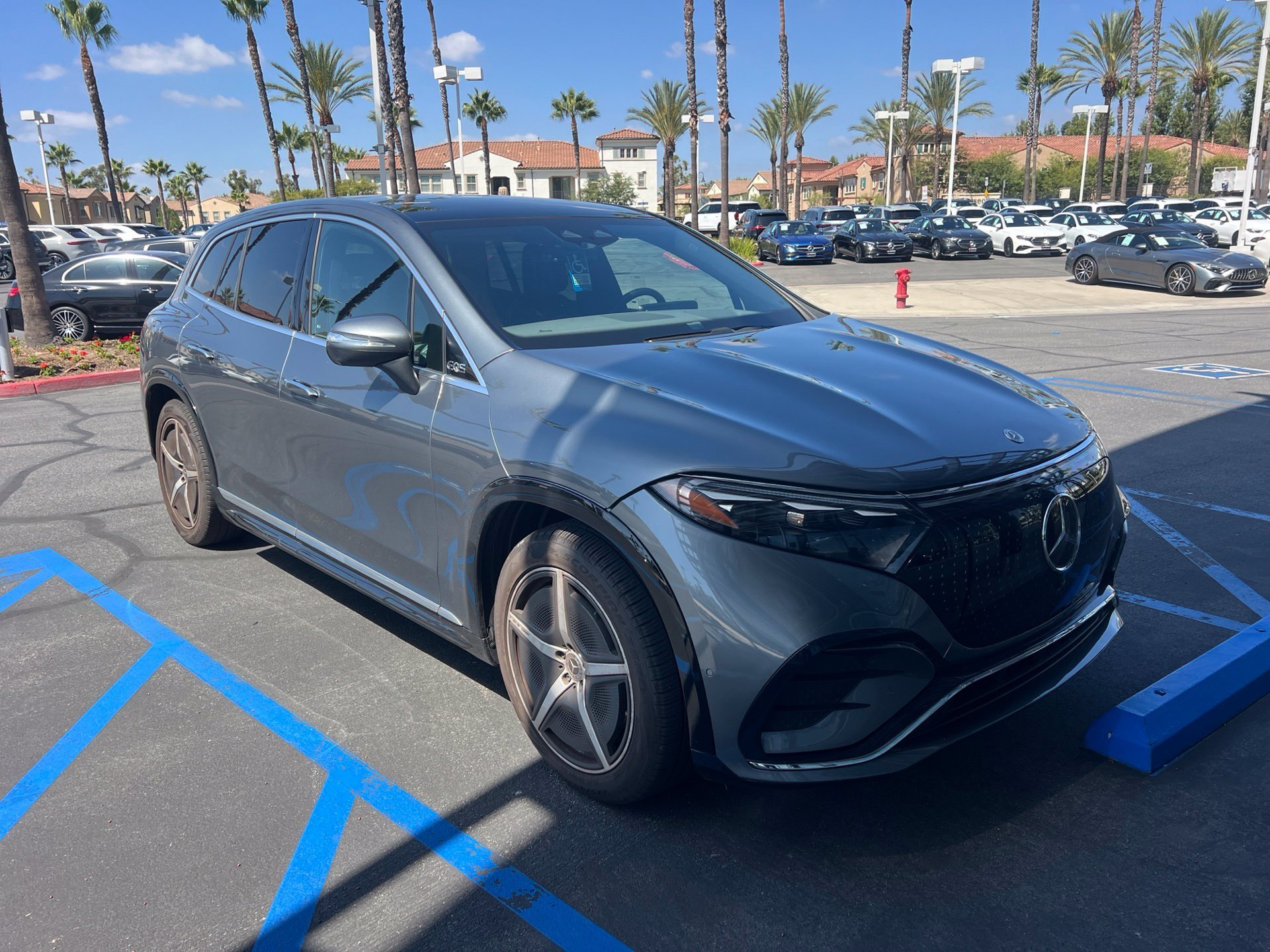 Used 2023 Mercedes-Benz EQS SUV Base with VIN 4JGDM2EB3PA024093 for sale in Lake Forest, CA